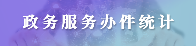 政務服務辦件統計